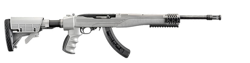 The Ruger 10/22 Tactical 22. A modern take on a 22LR classic. Buy your Ruger here.