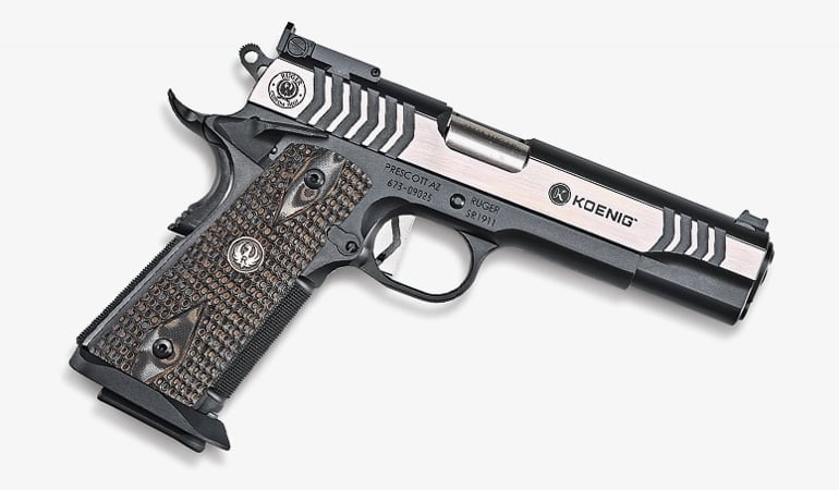 Ruger SR1911 with Keonig Custom parts. 