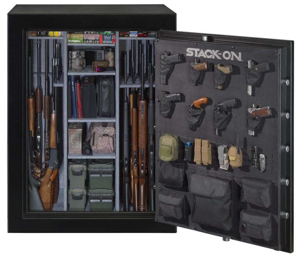 Stack-On Elite 51-69 . An incredibly large and versatile safe that will protect your guns against intruders and fire.