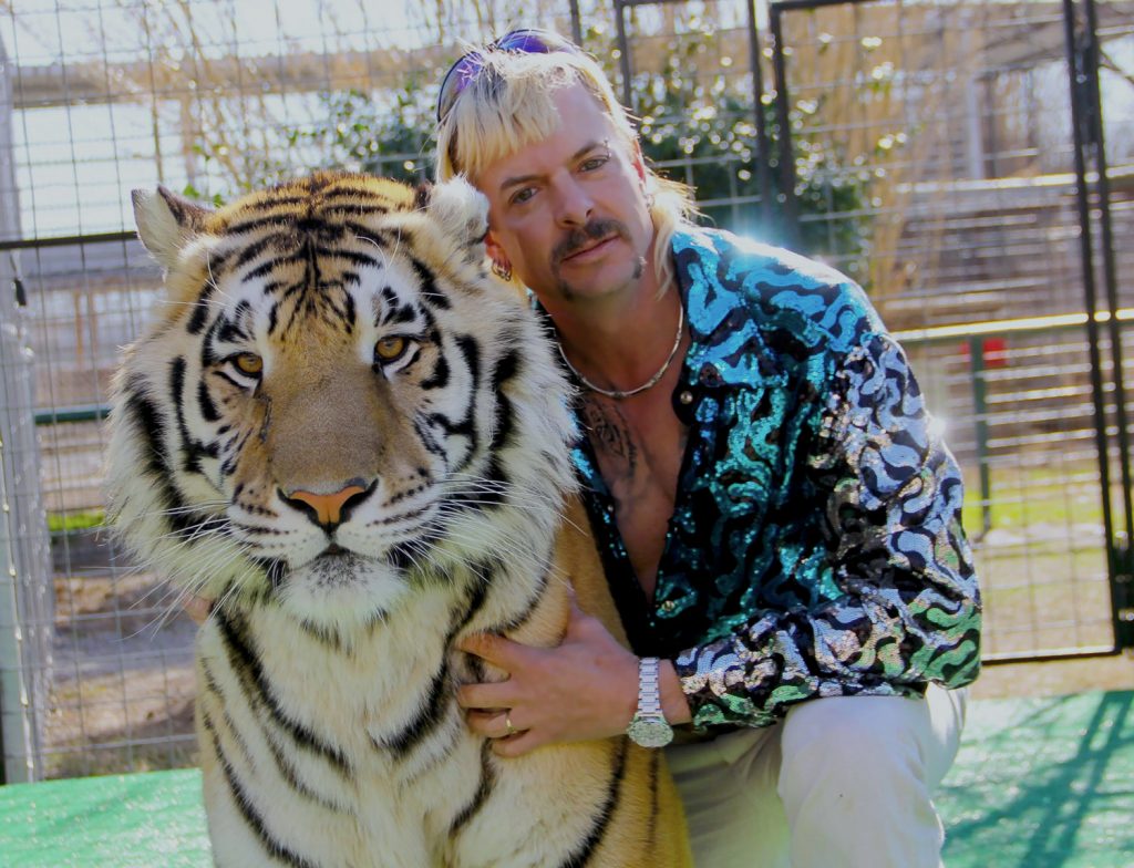 Tiger King, Joe Exotic. The star of Netflix's smash hit documentary likes guns, Tannerite and, well, tigers. Check out Joe Exotic's gun collection.