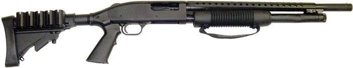 The Mossberg Tactical Persuader. A Zombie apocalypse shotgun is ever we did see one. Buy guns online today.