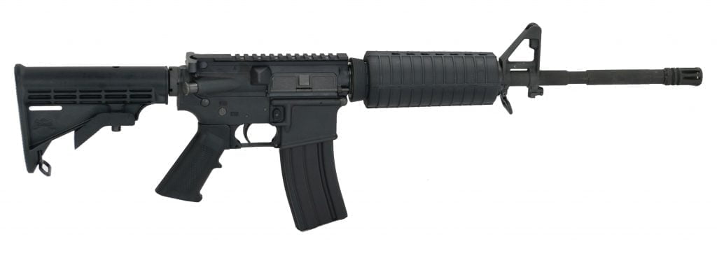 The PSA Freedom AR-15. It's a great starter AR-15 and a solid defensive rifle. This is a high spec, low price gun.