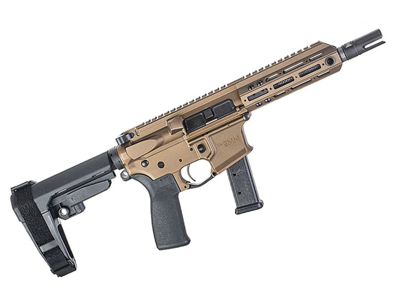 Christensen Arms CA9 - The 9mm AR pistol with a carbon barrel.