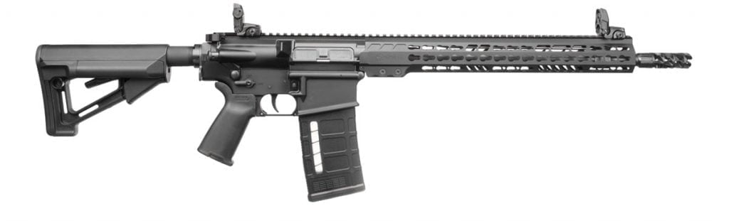 Armalite AR-10 Tactical. A great 308 Winchester rifle for defense and just about everything else, at the right price.
