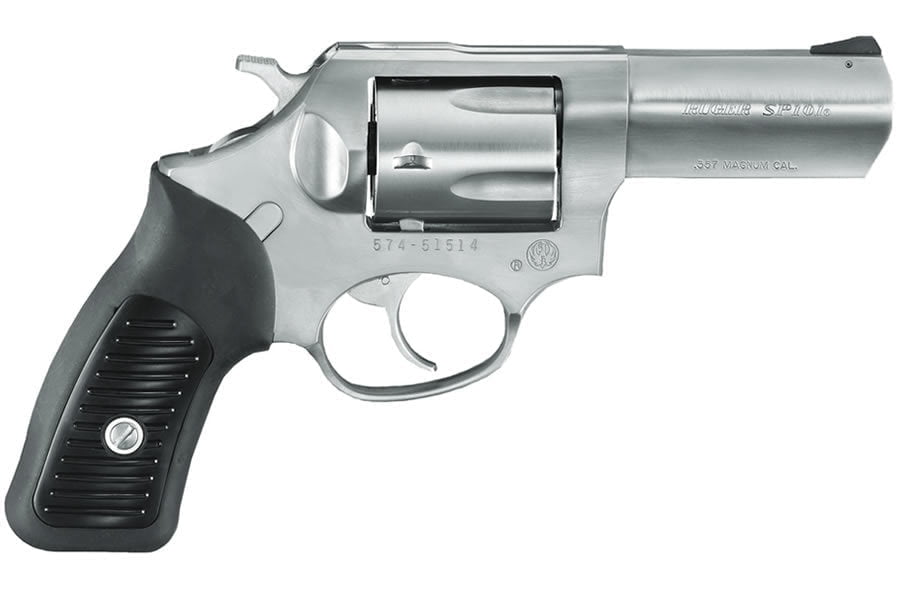 Ruger SP101, one of the great double action revolvers in the world today. Buy yours online.