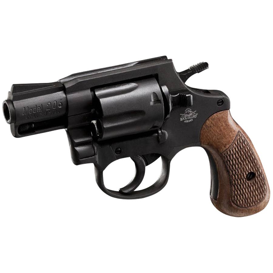 Rock Island Armory M206 38 Special revolver. A cheap carry gun that follows the tried and trusted principles of the classic police revolver design.