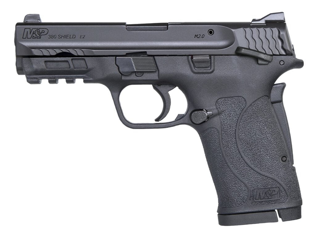 Smith & Wesson M&P380 Shield EZ. Is this the best 380 ACP pistol for sale in 2023. Yes, we think so.