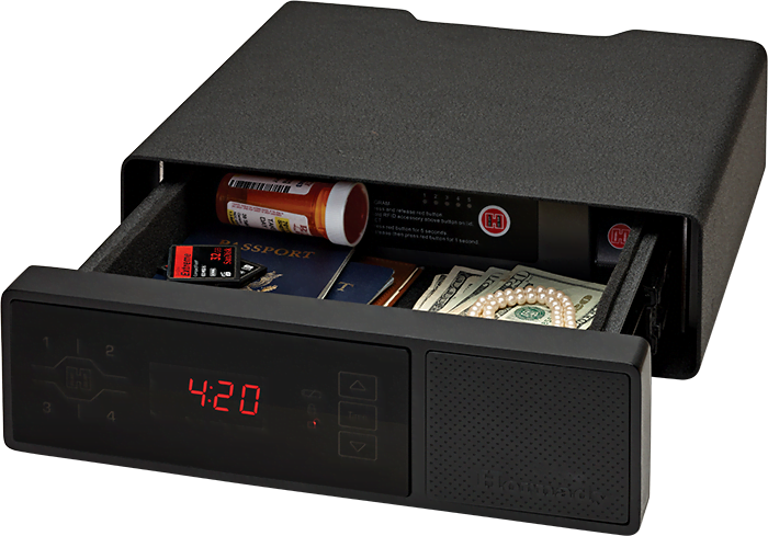 Hornady Rapid Safe hidden gun concealment furniture at its finest.