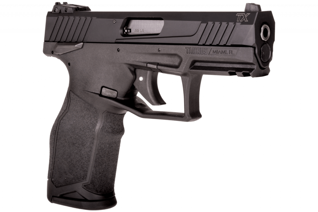 Taurus TX22. A compact handgun that's great for learning the intricacies of concealed carry. High quality 22LR pistols.