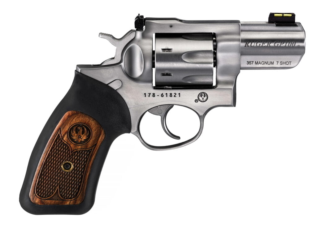 Ruger GP100, a great conceal carry revolver that you can buy today.