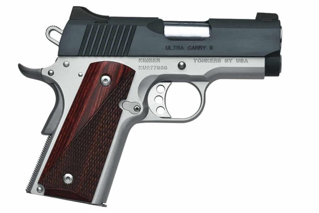 Kimber Ultra Carry II. A great concealed carry 1911 and one of America's favorite personal defene tools.