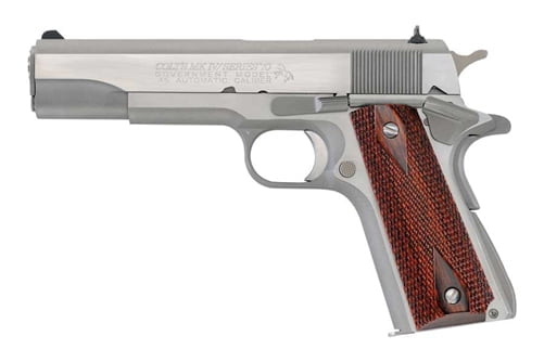 Colt Series 70 Government pistol. A great starter 1911 for $1000 that will make sure you shoot straight and true.