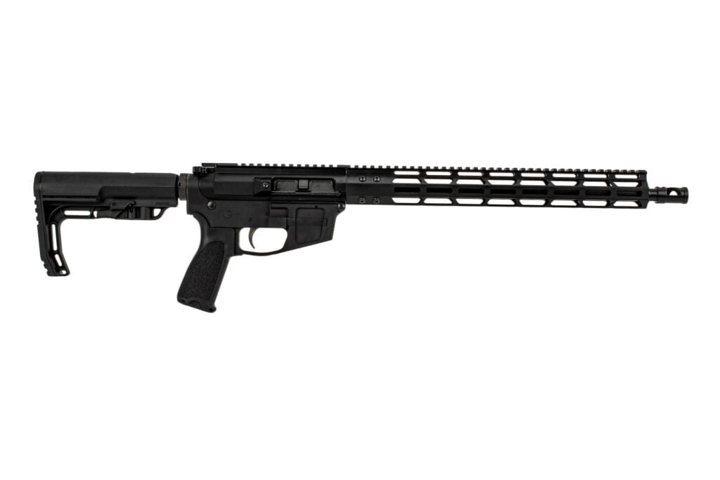 Foxtrot FM-9, a great 9mm rifle that designed for 3 Guyn competition and based on a lightweight AR-15. Get one now.