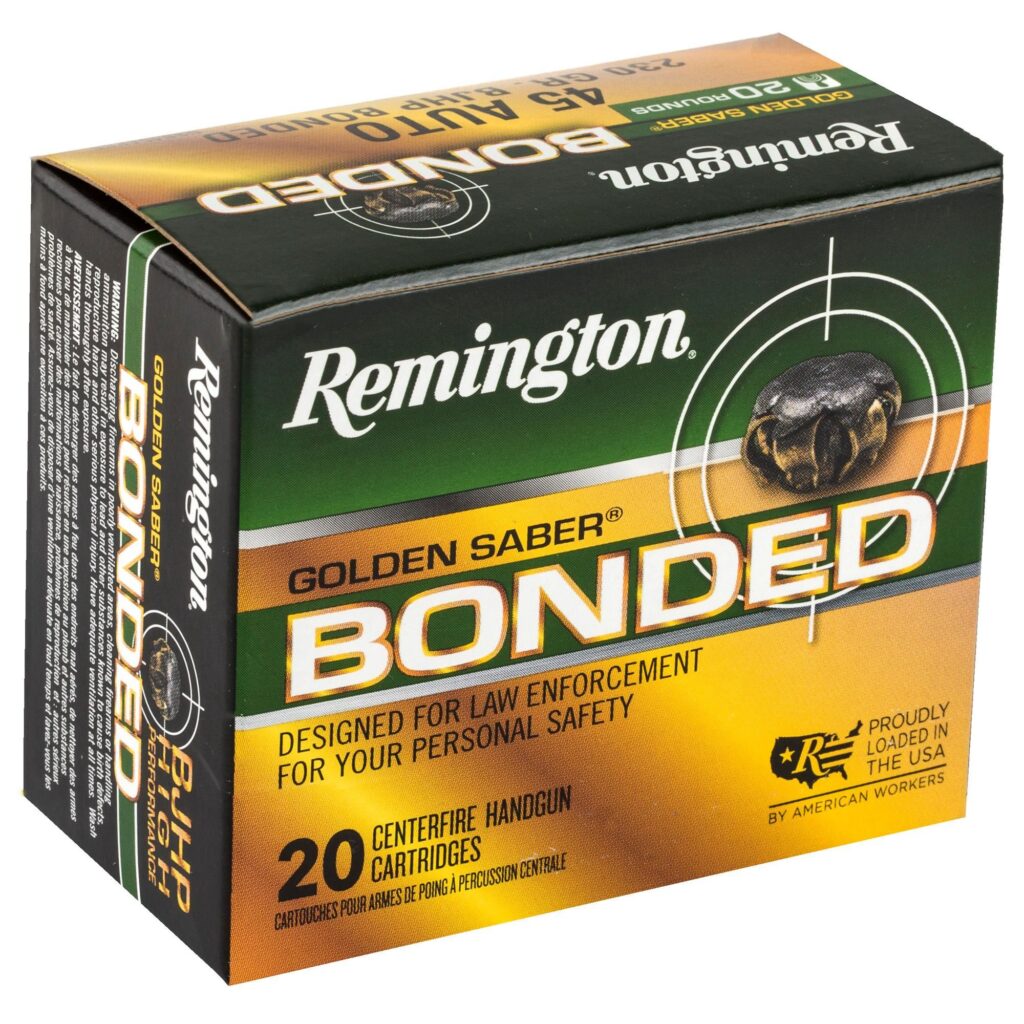 Remington Golden Saber Brass cased 9mm ammo. An expensive luxury for personal protection.