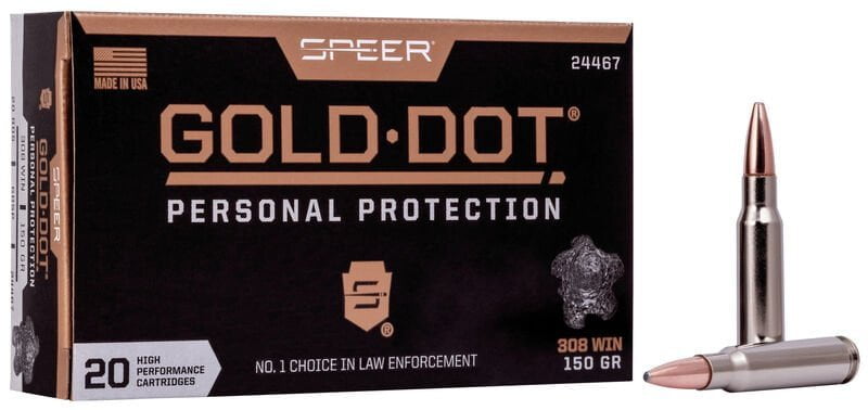 Get the 308 ammo that Law enforcement relies upon each and every day. Buy your Speer .308 here.