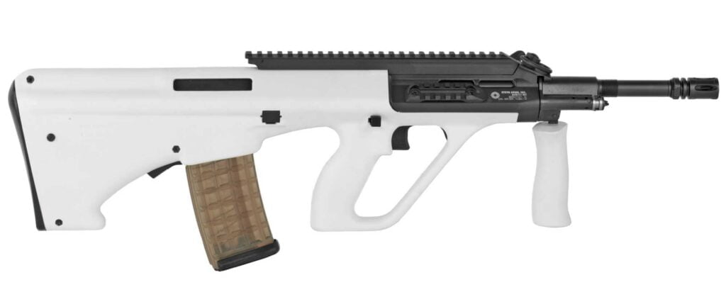 Steyr Aug A3 M1 on sale now in Stormtrooper white.