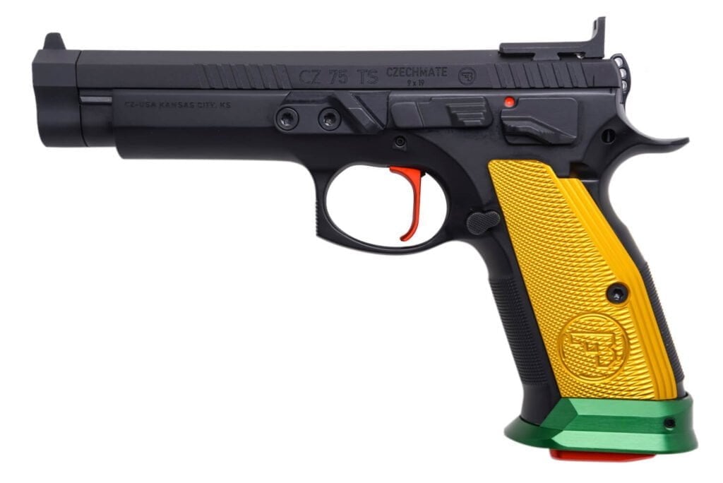 The CZ Czechmate Parrot is a CZ 75 based competition shooter and the absolute best of the best in terms of engineering.