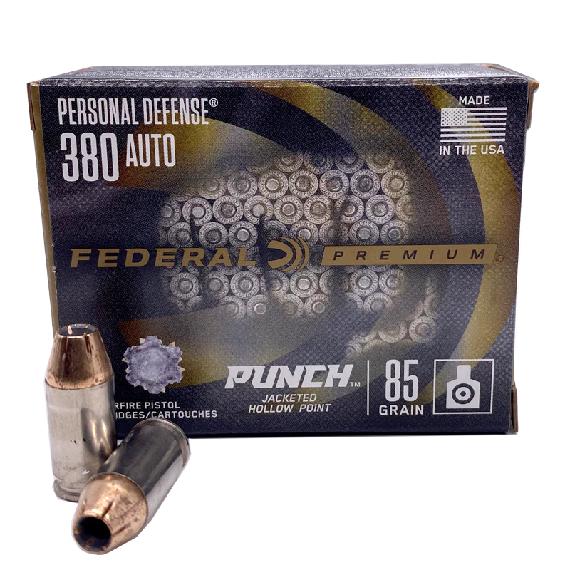 Federal Punch ammo. Get yours in 380 ACP today.