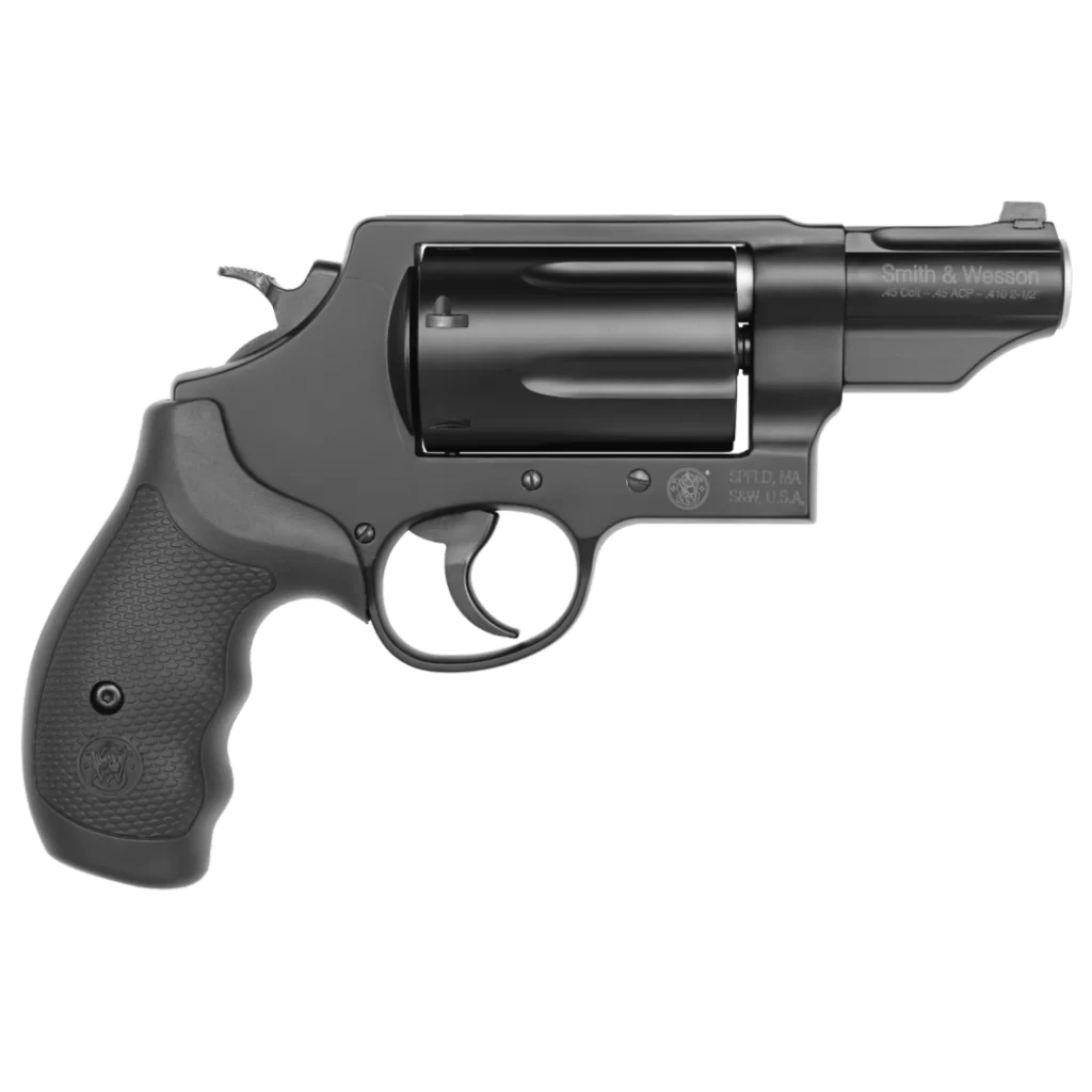 Smith & Wesson Governor, a revolver or a short barrel 410 shotgun.