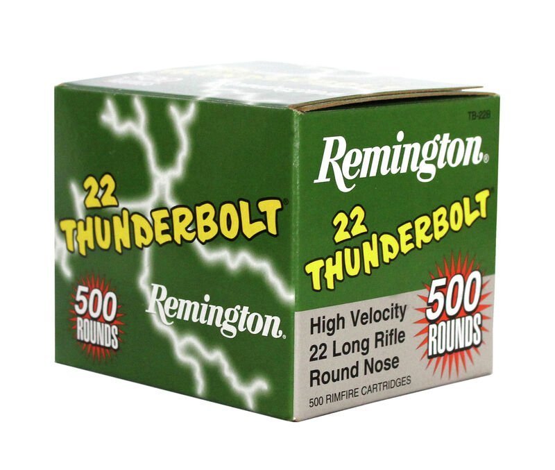 Remington 22 Thunderbolt - A legend in the 22 Long rifle ammo world. Get yours here.