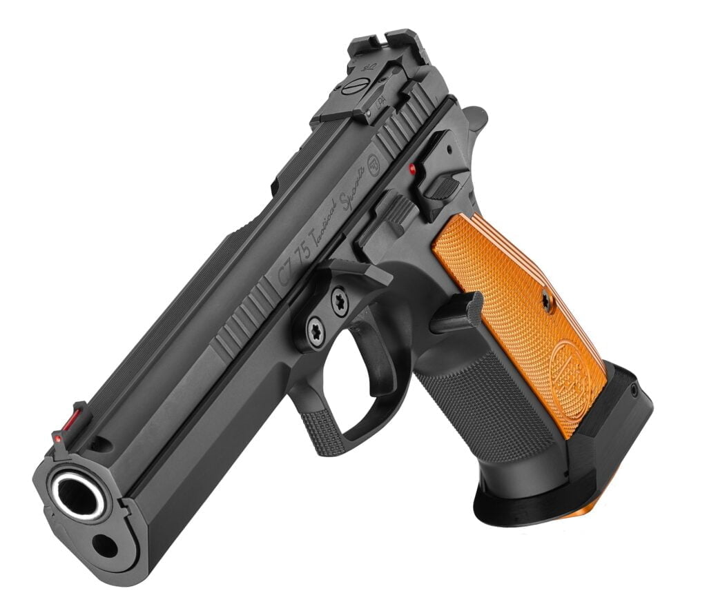 CZ Tactical Sport Orange on sale now. Get your gun today.