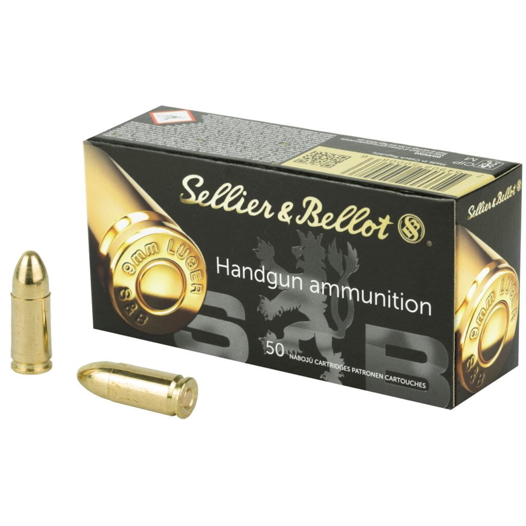 Sellier & Bellot 9mm ammo, 115 grain Full Metail jacket and you can buy 1000 rounds in one hit.