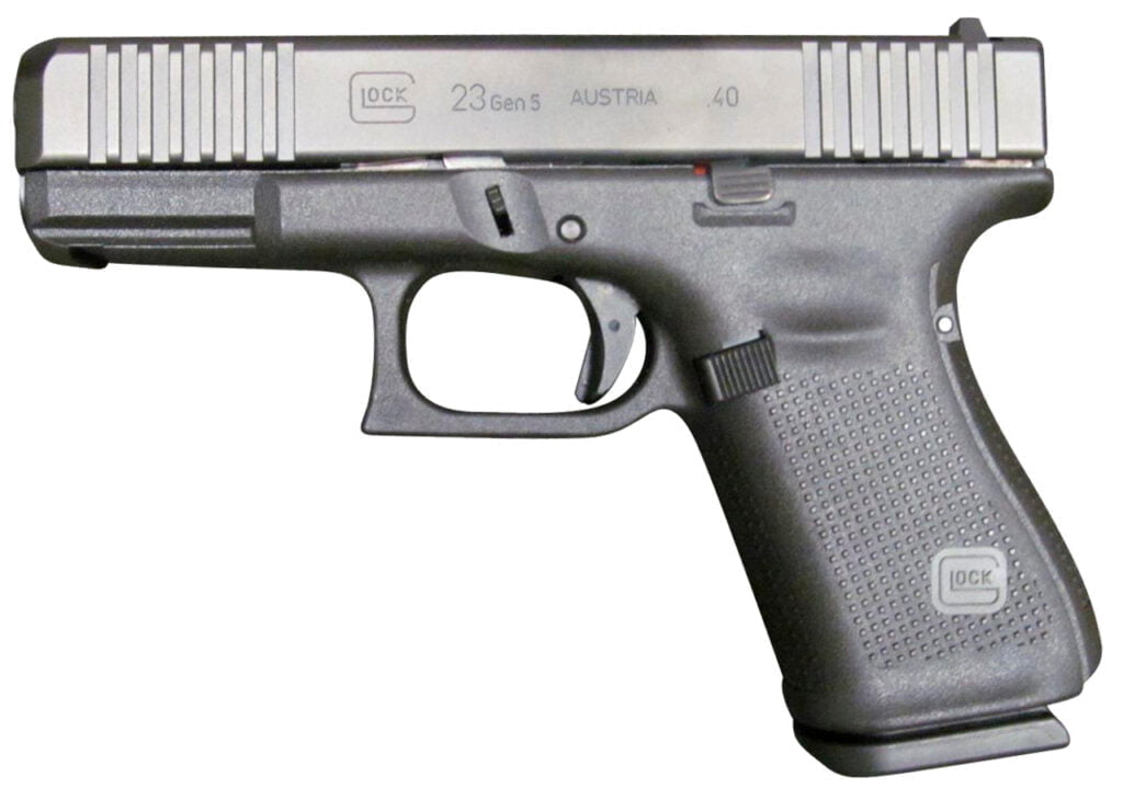 The Glock 23 chambered in 40S&W is the police special and you can still buy one.