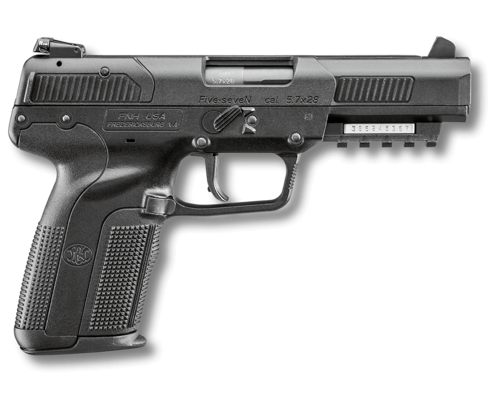FN Five Seven pistol,. The pioneer of the 5.7x28mm pistol movement, the face of the caliber, and still the best.