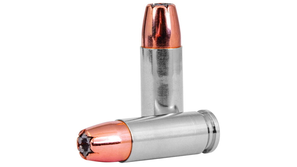 Federal Premium 30 Super Carry ammo.