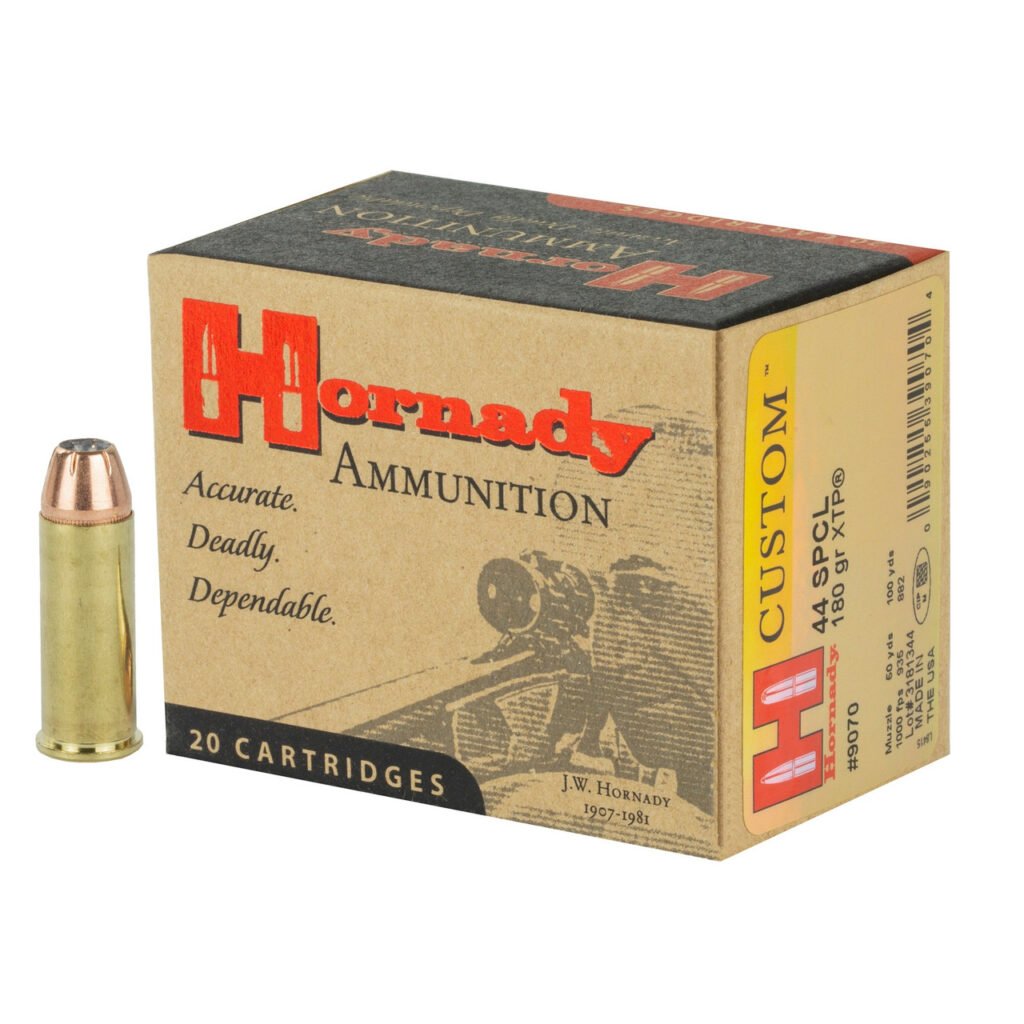 Hornady Custom 44 Mag ammo on sale now. Get yours 240 grain XTP here.. 