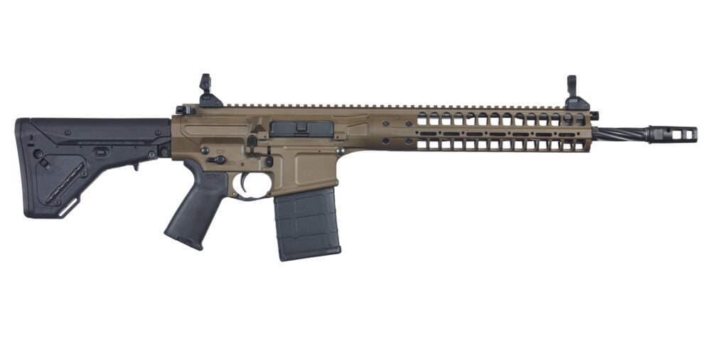 LWRCI Repr is a solid AR-10 choice if you want a gas piston impingement system.