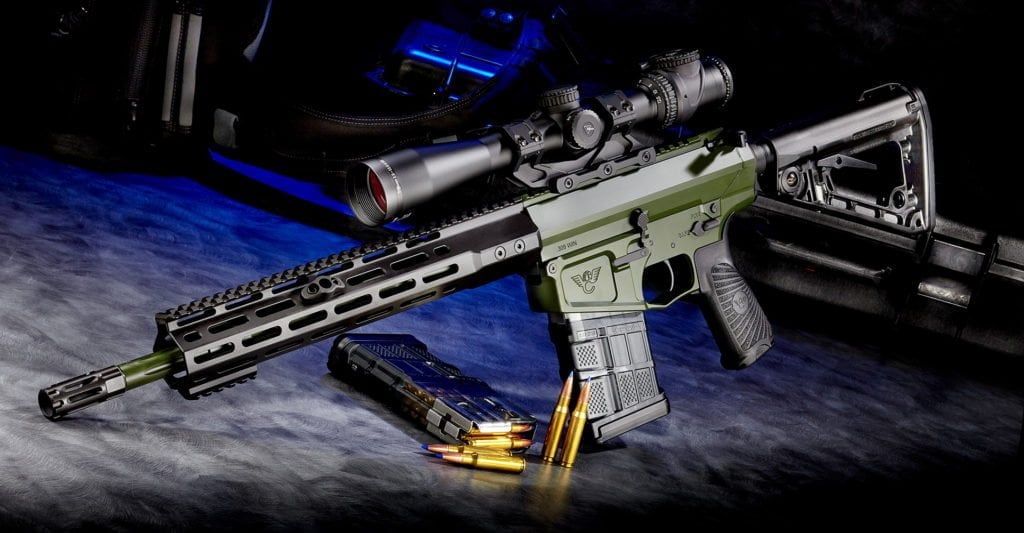 WIlson Combat AR-10 Recon Tactical semi auto rifle. A great AR-10 that is made for battle.