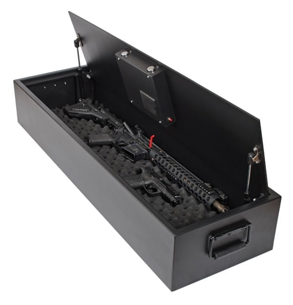 Snapsafe Trunk Safe II for storing long guns in your car or truck.