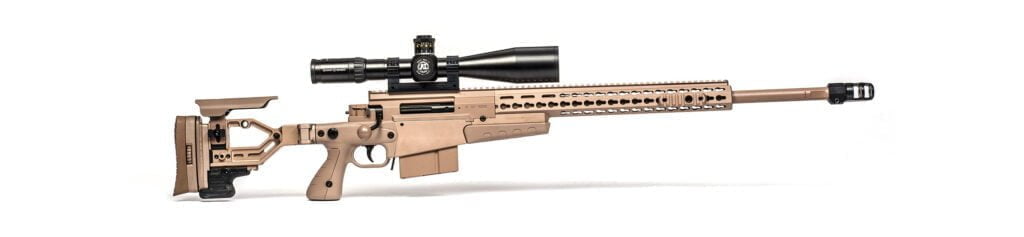 Accuracy International AXSA rifle for long range shooting. Leos and military snipers use them, and you can too.