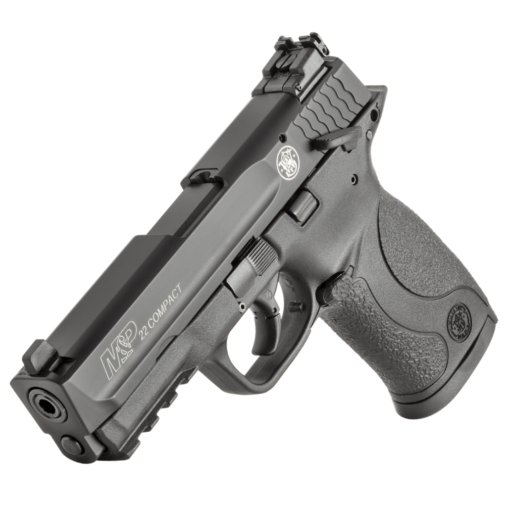 Smith and Wesson M&P Compact 22LR pistol.