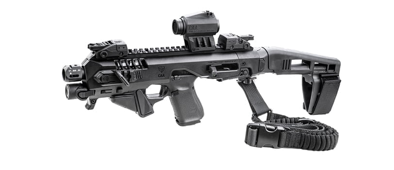Micro Roni Pistol Carbine conversion kits turn your Glock into something like an AR pistol.