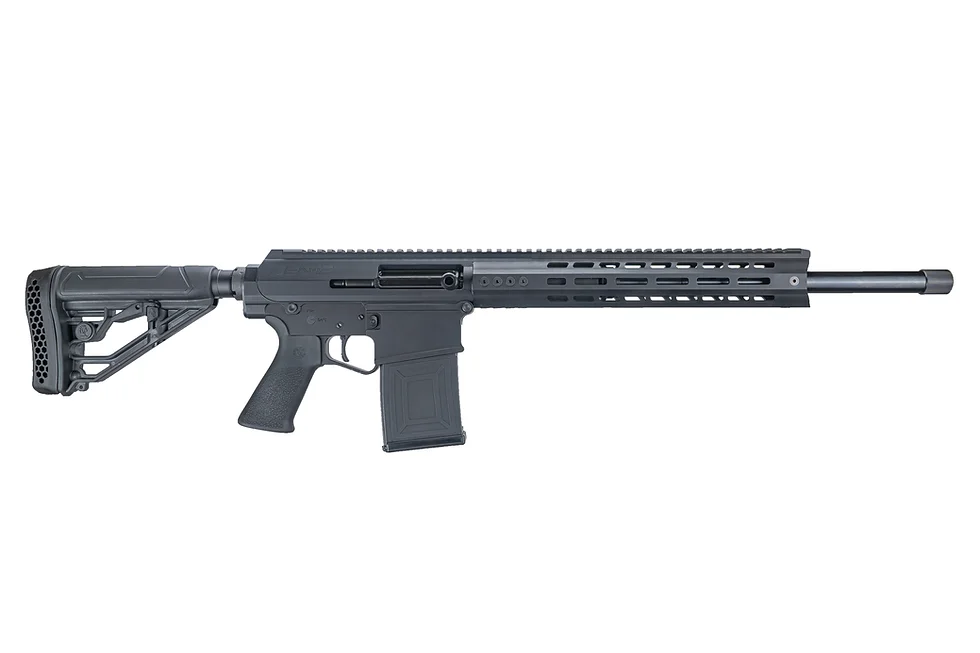 Genesis Arms Gen-12 shotgun with the full length upper. A conveted AR-10 that John Wick was proud to use in its shortest form.