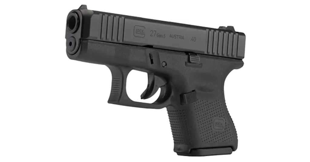 Glock 27, a brilliant 40 S&W pistol for concealed carry.