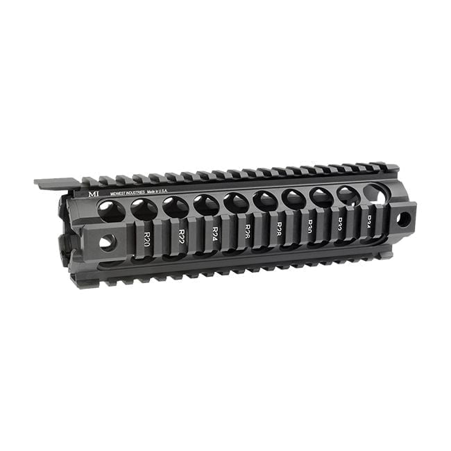 Midwest Industries Drop In Handguard with a quad rail for all your accessories, and ventilation for better cooling and repeatability.
