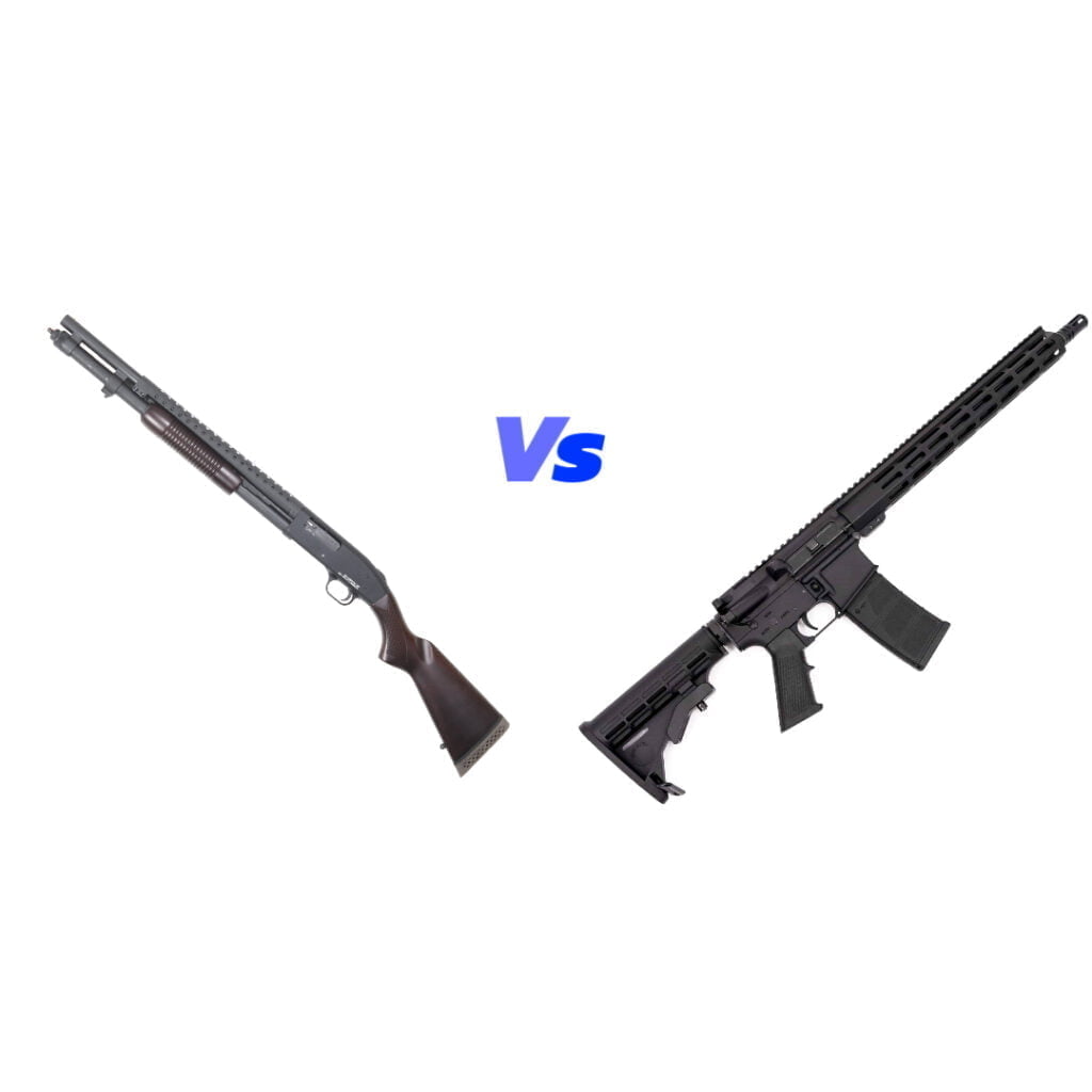 Do you go with an AR-15 or a shotgun for home defense?