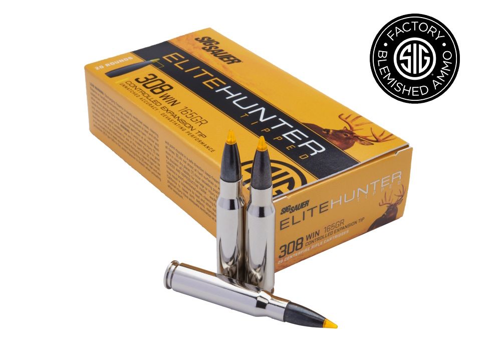 Sig Sauer Elite Hunter ammo, get cut price deals on blemished ammo straight from the manufacturer.