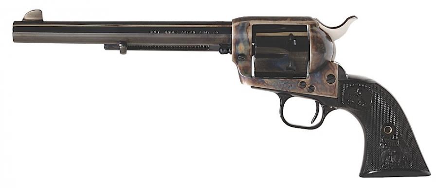 The Colt Single Action Army. The Colt Peacemaker was the gun that helped shape the Wild West