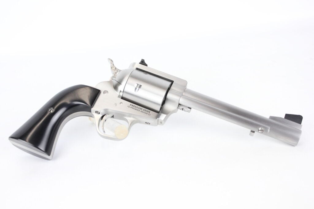 You want a seriously powerful revolver? Try this one.