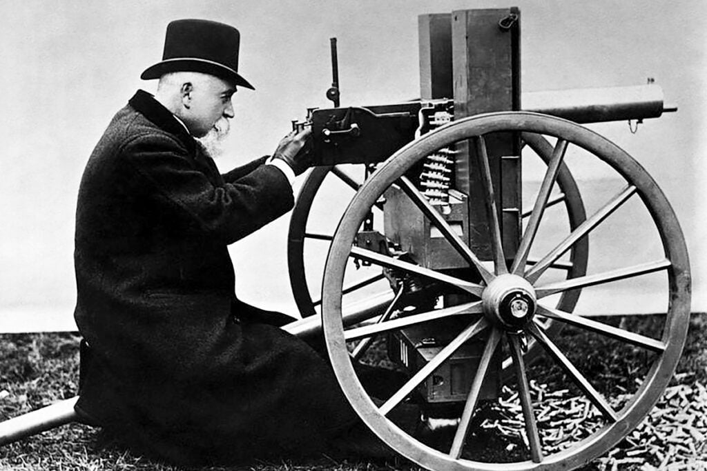 The Maxim Gun, a gun that changed the world. 