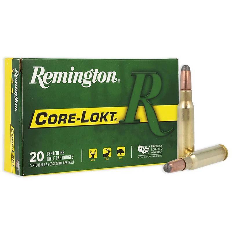 Remington Core Lokt ammo. A hunting round with great accuracy, long range and a solid price. 
