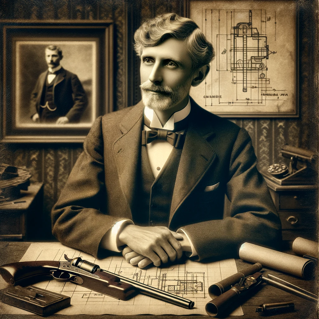 John Moses Browning gets to work on a vintage firearm
