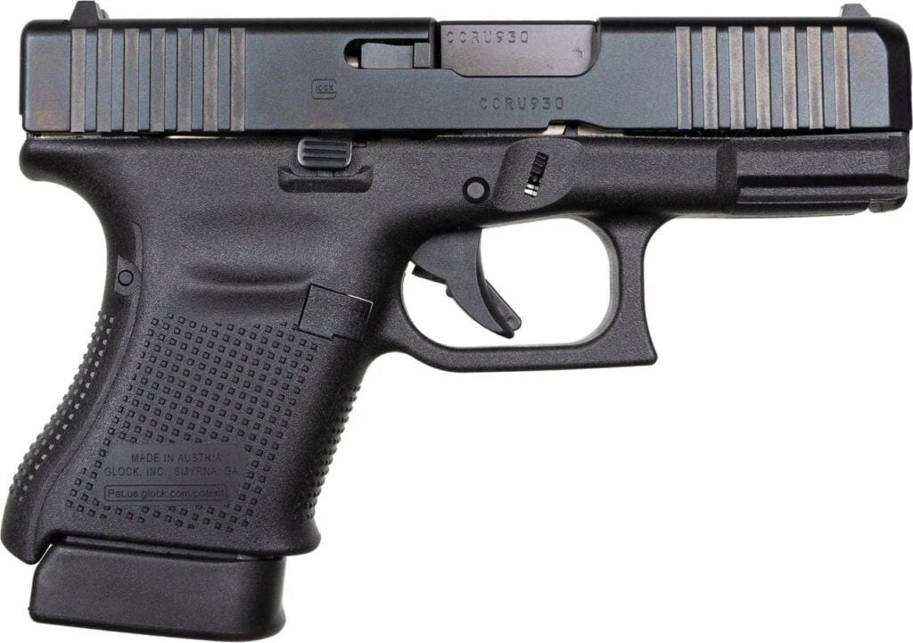 Glock 30 Gen 5. A subcompact 45 with a kick