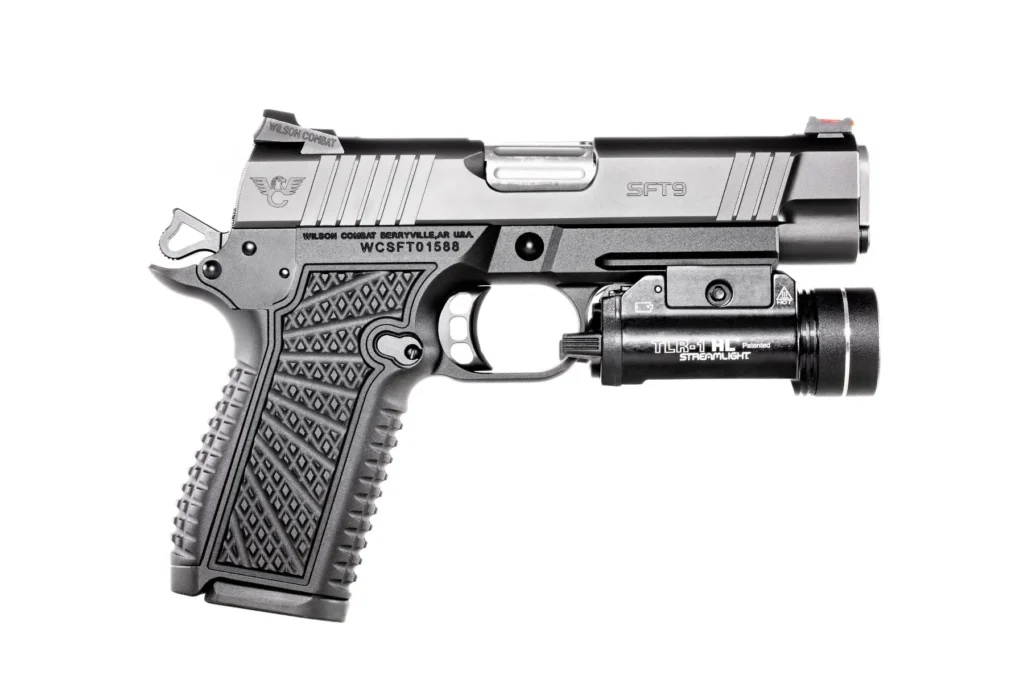 10 Best Wilson Combat Pistols - 2026 33 Wilson Combat SFT9, the solid frame compact machined from a single piece of billet aluminum.