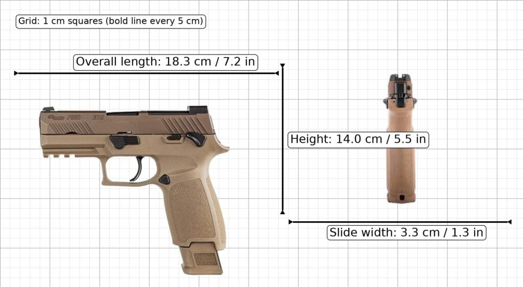 Sig Sauer M18 P320 Review (2026): 1,500 Rounds Hands On 2 Sig Sauer M18 P320 how big is it