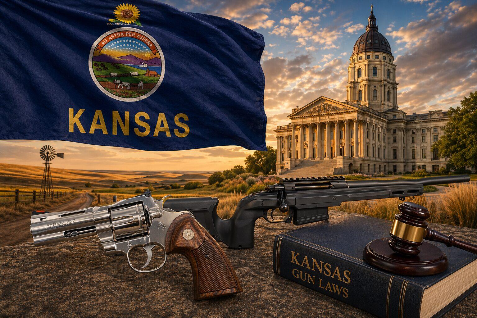Kansas Gun Laws (2026): Constitutional Carry, Stand Your Ground & Full Immunity 2 Kansas Gun Laws — featured image